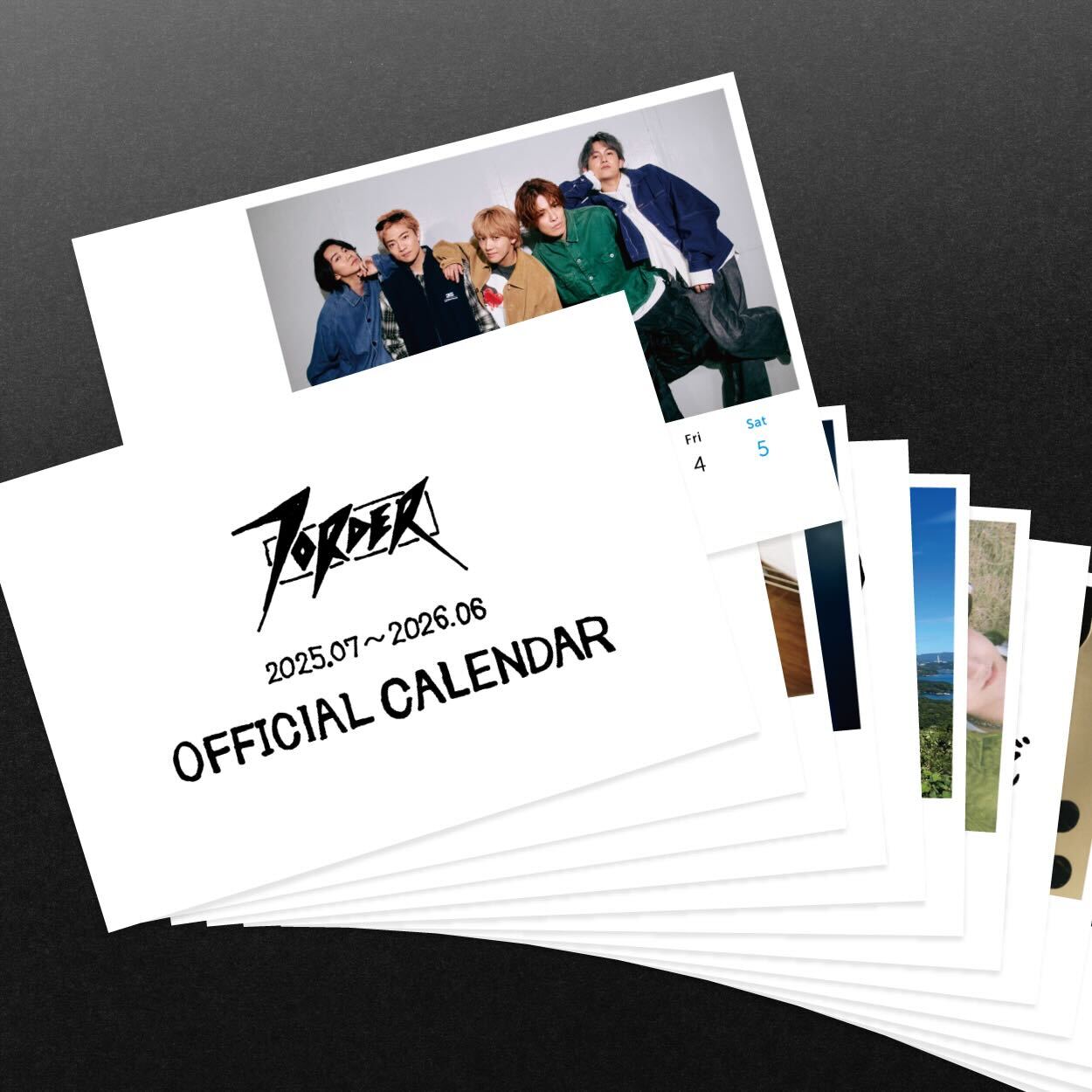 Lucky’s club会員限定「7ORDER OFFICIAL CALENDAR 2025-2026」