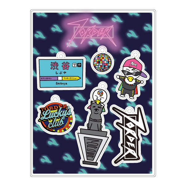 カスタムアクリルキーホルダー[Lucky's club限定]＜受注販売