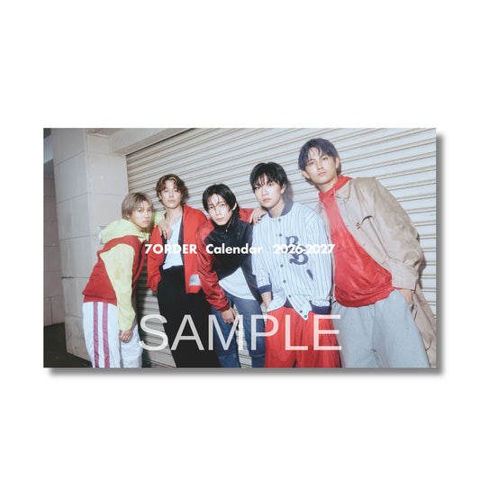 Lucky’s club会員限定「7ORDER OFFICIAL CALENDAR 2026-2027」