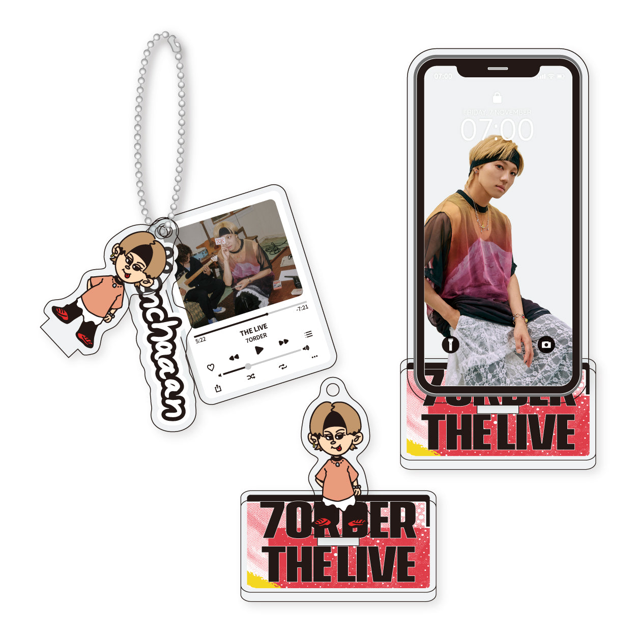 アクリルスタンド&キーホルダーセット5種