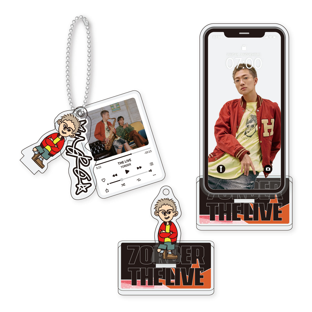 アクリルスタンド&キーホルダーセット5種 – 7ORDER OFFICIAL STORE