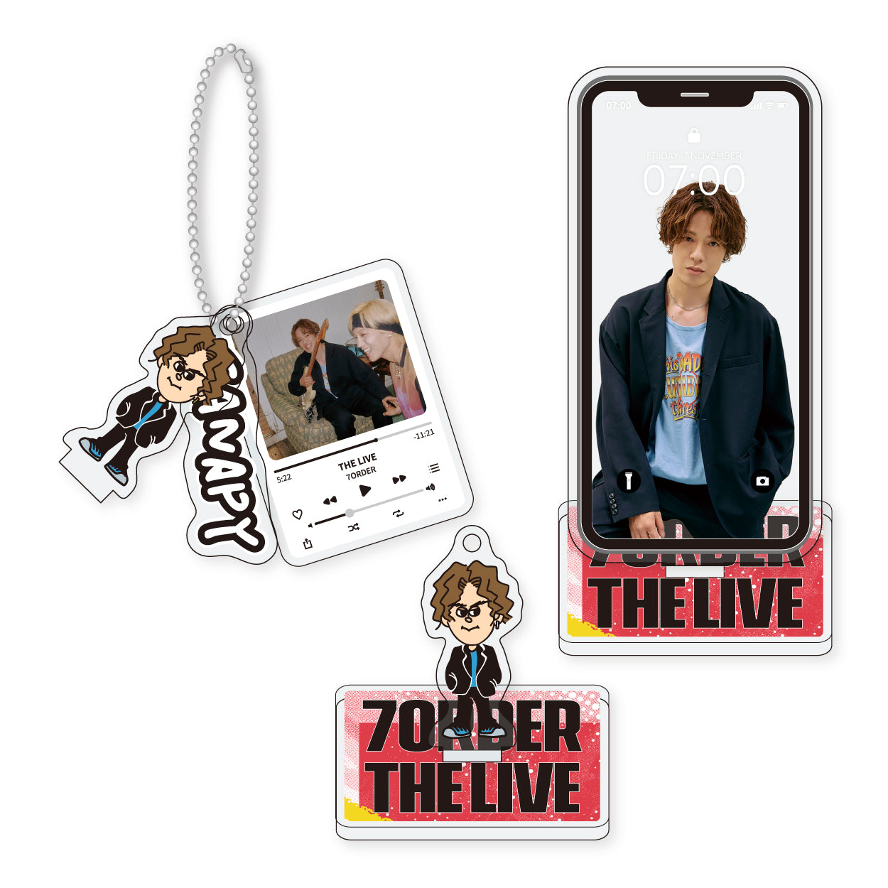7ORDER アクリルスタンド アクリルスタンド&キーホルダーセット5種 – 7ORDER OFFICIAL STORE